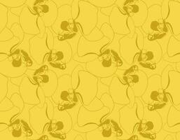 Floral pattern seamless background. Foliage and flower wallpaper design of nature. vector