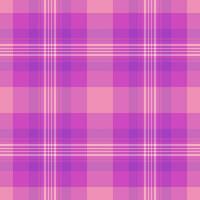 Tartan textile seamless of pattern texture fabric with a plaid check background vector. vector