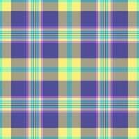 Pattern background check of tartan seamless plaid with a fabric textile vector texture.