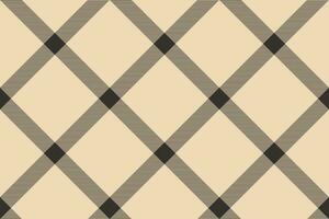 Tartan plaid background, diagonal check seamless pattern. Vector fabric texture for textile print, wrapping paper, gift card, wallpaper.