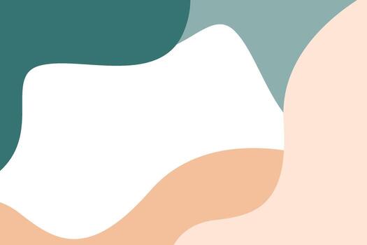 Flat lay wave multicolor abstract background vector illustration best for background, poster and banner design