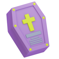 Coffin 3D Icon png