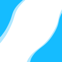 blå pastell ram png