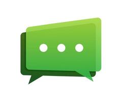 Message icon. Email icon. Send new message. Social network. Chat bubble. Vector stock illustration