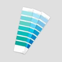 Color palette guide on grey background. Vector stock illustration