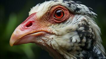 Close-up photo of a Muscovy Duck looking any direction. Generative AI