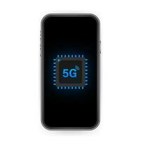 5g é SIM incrustado sim tarjeta icono símbolo concepto. nuevo chip móvil celular comunicación tecnología. teléfono inteligente icono. vector valores ilustración