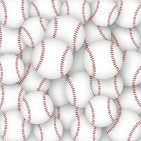 Smooth style baseball ball icon on white background. Sticker pattern vector