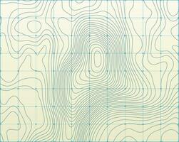 Topographic map. The stylized height of the topographic contour in lines and contours. Vector stock illustration.