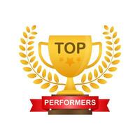 Top Performers. Website template designs. Vector illustration concepts for website and mobile website design and development. Vector illustration