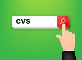 Cvs, great design for any purposes. Vector diagram