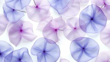 Balloon Flower flower pattern background. Flower background texture. Generative AI photo