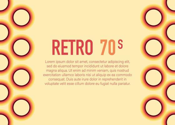 70s, 1970 abstract vector stock retro lines background. Vector illustration.