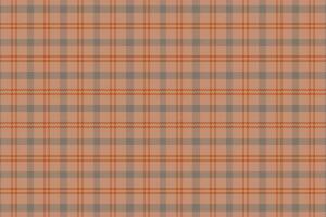 Tartan plaid pattern with texture and coffee color. vector