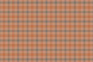 Tartan plaid pattern with texture and coffee color. vector