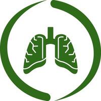 Lungs Vector Icon