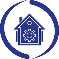 icono de vector de automatización del hogar