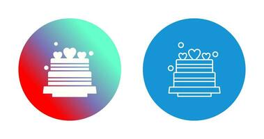 Wedding Cake Vector Icon