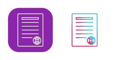Unique Press Releases Vector Icon