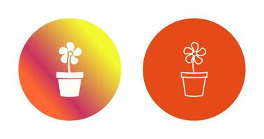 Flower Pot Vector Icon