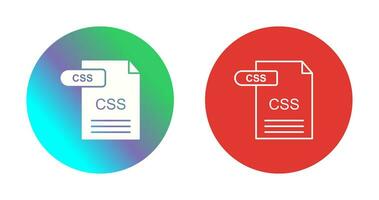 icono de vector de css