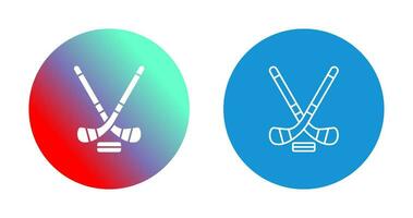 icono de vector de hockey sobre hielo