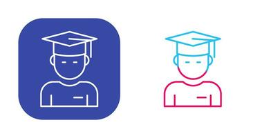 Graduate Student Vector Icon