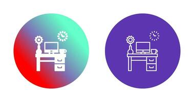 Work Table Vector Icon