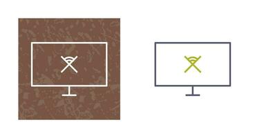 Unique Disconnected Network Vector Icon