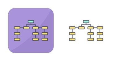 icono de vector de estructura de seo único