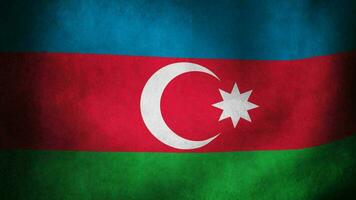 Azerbaïdjan drapeau agitant video