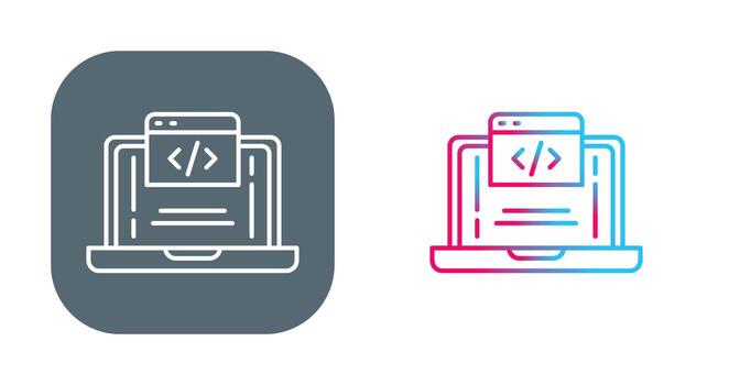 Coding Vector Icon
