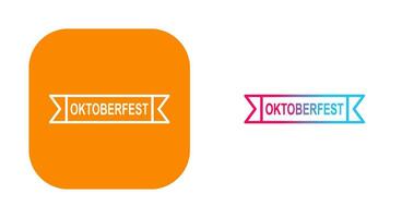 Oktoberfest Banner Vector Icon