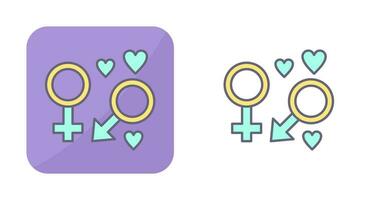 icono de vector de géneros