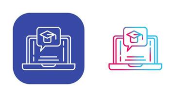 E Learning Vector Icon