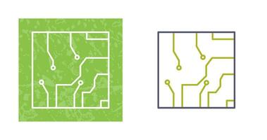 icono de vector de circuito eléctrico