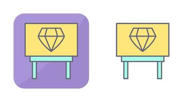 Diamond Exhibit Vector Icon