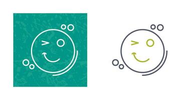 Wink Vector Icon