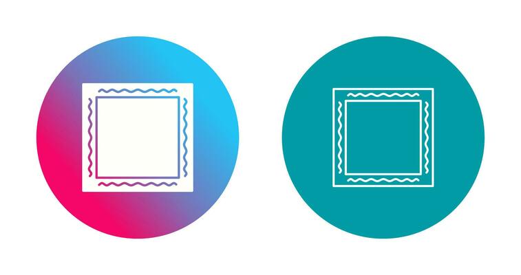 Unique Frame Vector Icon