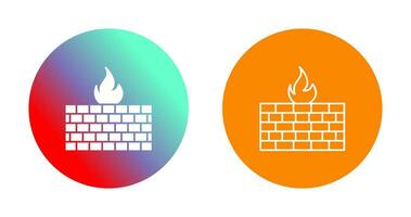 icono de vector de firewall