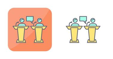 Debate Vector Icon