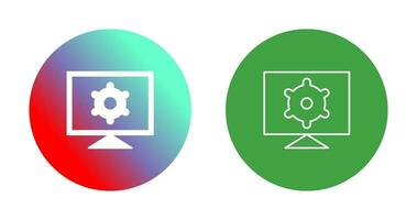 Computer Settings Vector Icon