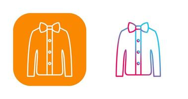 Shirt with Bow Vector Icon