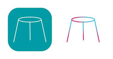 Unique Stool Vector Icon