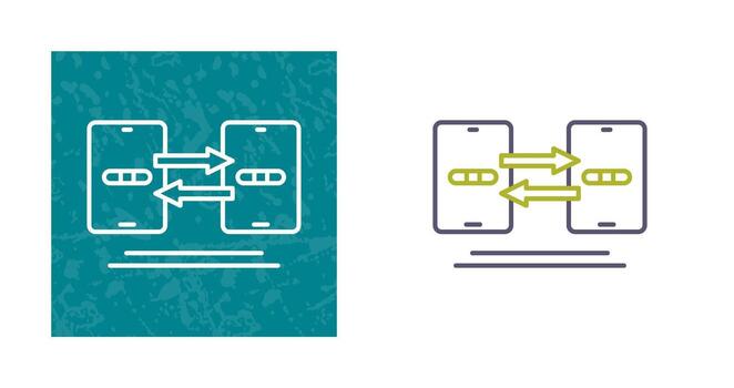 Data Synchronization Vector Icon
