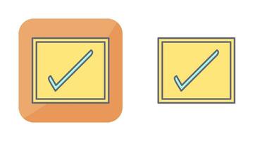 Checkbox Vector Icon