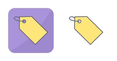 Unique Tag Vector Icon
