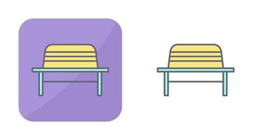 Garden Bench Vector Icon