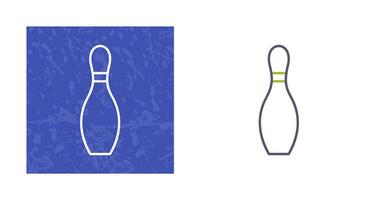 Unique Bowling Pin Vector Icon