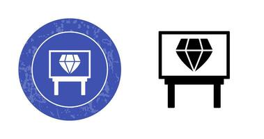 Diamond Exhibit Vector Icon